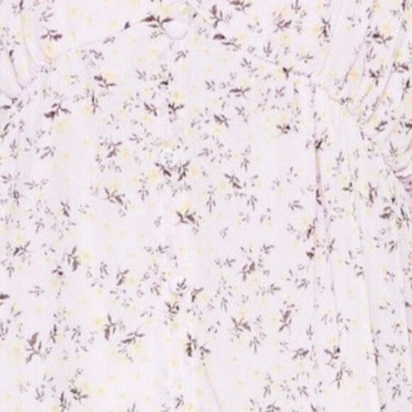 NEW Ditsy‎ Floral High-Low Maxi Dress With Spaghetti Straps & Ruffle Hem, Size M - Picture 6 of 16